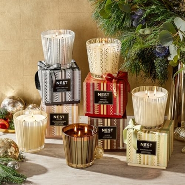 Luxury Birchwood Pine Candle by NEST | 3-Wick, 21.2 oz