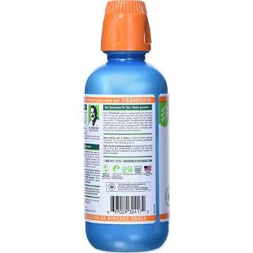 TheraBreath Dentist Recommended Fresh Breath Oral Rinse - Icy Mint Flavor, 16 Fl Oz (Pack of 2)