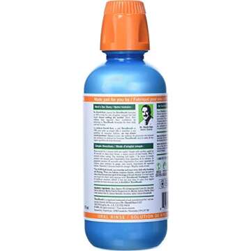 TheraBreath Dentist Recommended Fresh Breath Oral Rinse - Icy Mint Flavor, 16 Fl Oz (Pack of 2)