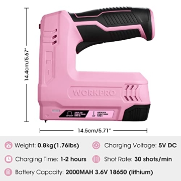 Effortless Crafts with WORKPRO 2-in-1 Staple and Nail Gun