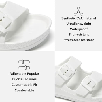 Athlefit Women's EVA Sandals Comfortable Stylish Waterproof