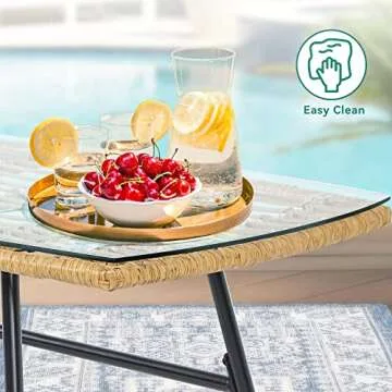 YITAHOME Elegant 4-Piece Outdoor Bistro Set for Everyone