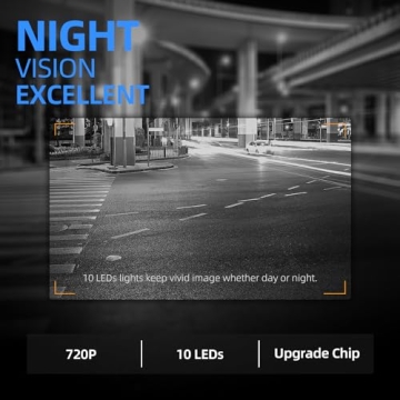 eRapta ERT01 Backup Camera with Night Vision Waterproof