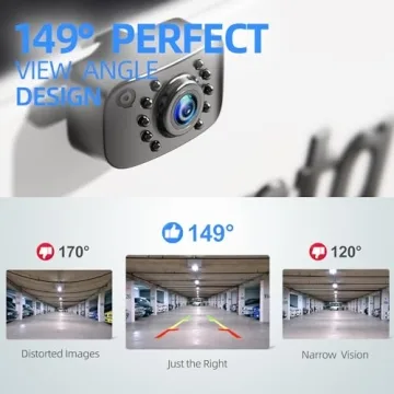 eRapta ERT01 Backup Camera with Night Vision Waterproof