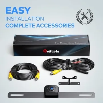 eRapta ERT01 Backup Camera with Night Vision Waterproof