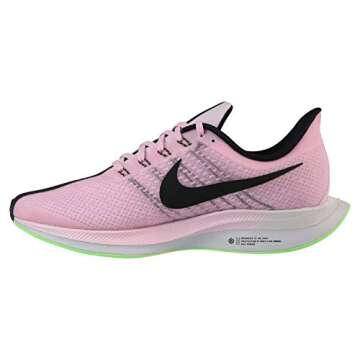 Nike Women's Zoom Pegasus 35 Turbo Running Shoes (9, Pink/Lime)