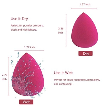 Latex-Free Makeup Sponge Blender with Unique Design