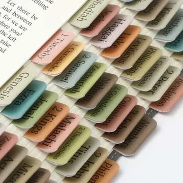Mr. Pen- Bible Tabs, 75 Tabs, Boho Style, Laminated Bible Tabs for Women and Men, Bible Tabs for Study Bible, Bible Index Tabs, Bible Book Tabs, Bible Labels Tabs, Mr Pen Bible Tabs
