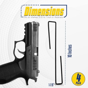 Gun Safe Organization Pistol Hangers Made in USA