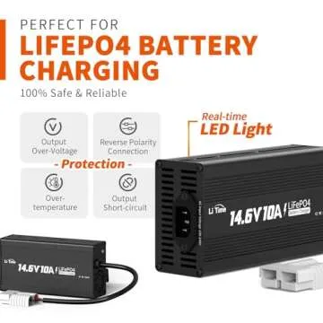 Litime 12V 100Ah LiFePO4 Battery for Marine and RV Use