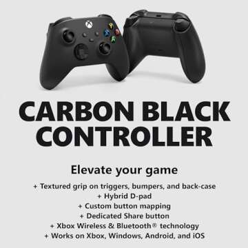 Xbox Core Wireless Controller – Carbon Black