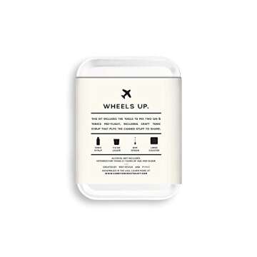 W&P Craft Cocktail Kit, Gin and Tonic, Portable Kit for Drinks on the Go, Carry On Cocktail Kit, Makes A Great Gift