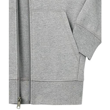 Amazon Essentials Lightweight Full-Zip Hoodie - Charcoal Heather