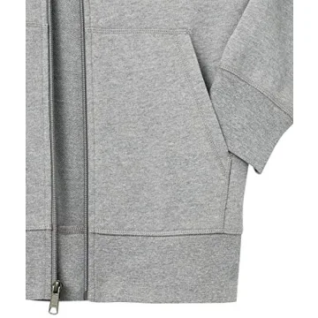 Amazon Essentials Lightweight Full-Zip Hoodie - Charcoal Heather