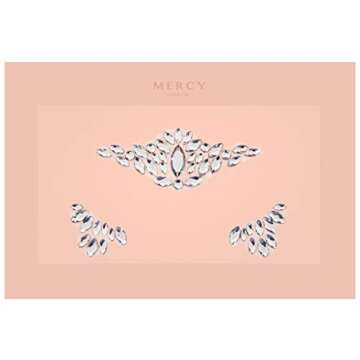 Kira Kira Face Jewels ✮ Mercy London Face Gems Jewels All In One Festival Headpiece Stick On