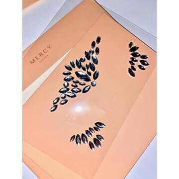 Kira Kira Face Jewels ✮ Mercy London Face Gems Jewels All In One Festival Headpiece Stick On