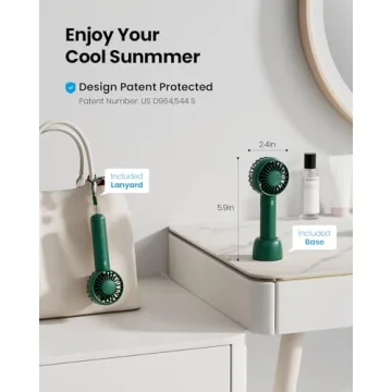 Gaiatop Mini Portable Fan - Stylish and Rechargeable