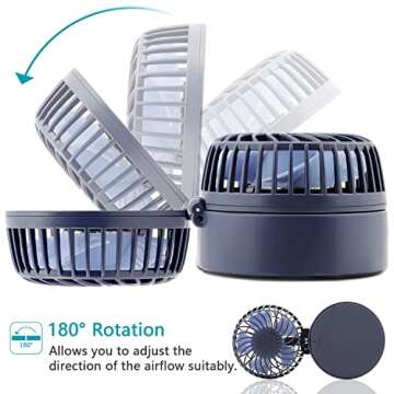 Portable HandFan Necklace Fan - Rechargeable & Stylish