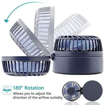 Portable HandFan Necklace Fan - Rechargeable & Stylish