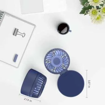 Portable HandFan Necklace Fan - Rechargeable & Stylish