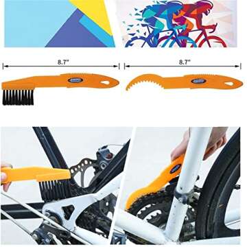 Focopot Bike Cleaning Kit - 9 Pieces for Easy Maintenance