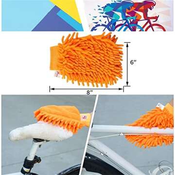 Focopot Bike Cleaning Kit - 9 Pieces for Easy Maintenance