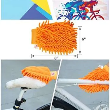 Focopot Bike Cleaning Kit - 9 Pieces for Easy Maintenance