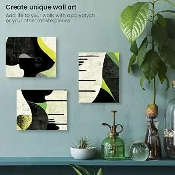 ARTEZA 12 Pack Stretched Canvas for Painting