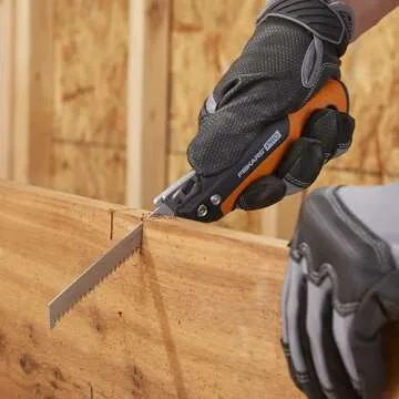 Fiskars Home Essentials Tool Kit with PowerGear Lopper, Shears, Bypass Pruner, Folding Saw with 2 Blades, IsoCore Hammer, and Utility Knife, for Indoor Use and Outdoor Gardening (6 Piece Kit)