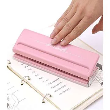 Chris.W Adjustable 6-Hole Punch for Planner Inserts