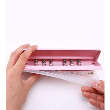 Chris.W Adjustable 6-Hole Punch for Planner Inserts