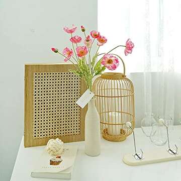 Kamang Artificial Silk Poppy Flowers for Home Decor