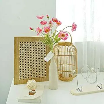 Kamang Artificial Silk Poppy Flowers for Home Decor