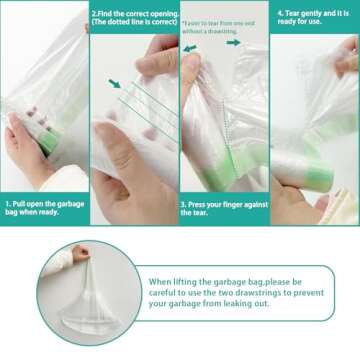 Potty Chair Liners Disposable 100 Pack for Kids Travel