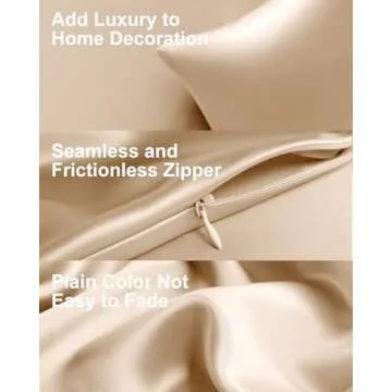 THXSILK 100% Mulberry Silk Pillowcases Set of 2 for Hair and Skin