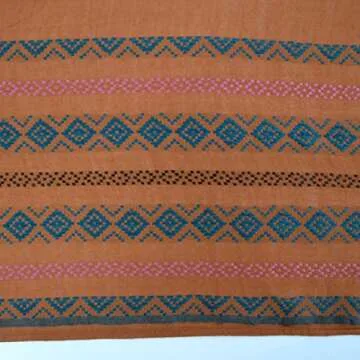 LABANCA Womens Vintage Boho Scarf Winter Warm Printed Scarf Shawl Earth yellow