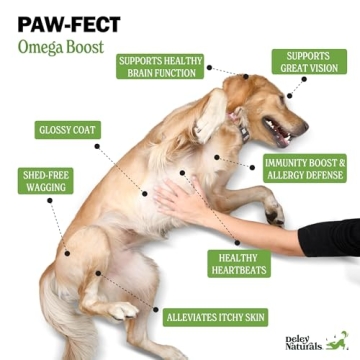 Deley Naturals Fish Oil for Dogs - Omega 3 Supplements