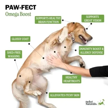 Deley Naturals Fish Oil for Dogs - Omega 3 Supplements