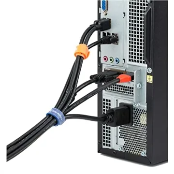 Reusable Multi-Color Wire Ties | 100-Pack 8-Inch