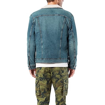 Levi Strauss Gold Men's Sherpa Lined Trucker Jacket
