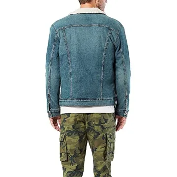 Levi Strauss Gold Men's Sherpa Lined Trucker Jacket