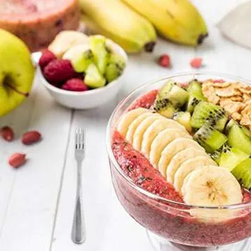 Set of 16 Demitasse Espresso Spoon (4 inch) and Stainless Steel Forks (4.8 inch), DaKuan Mini Coffee Spoons & Cake Forks for Dessert, Tea, Appetizer