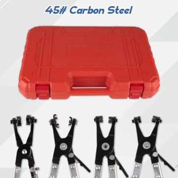 PPKBBEB 9PCS Hose Clamp Pliers for Easy Automotive Repairs