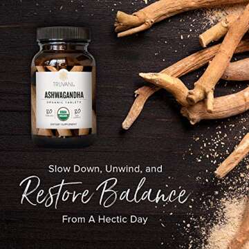 Truvani Organic Ashwagandha | Daily Energy & Mood Support