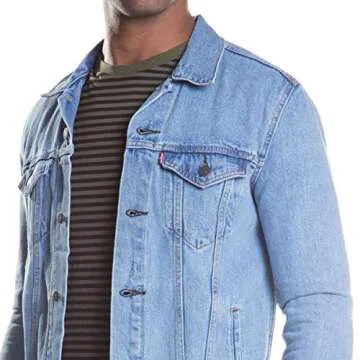 Levi's Men's Trucker Jacket (Also Available in Big & Tall), Light Stonewash, Large