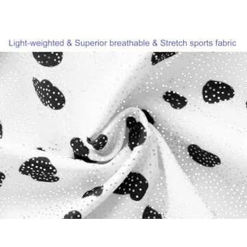 Domusgo Gymnastics Leotards for Girls 2t 3t Shiny 3D Print Black Dot One-Piece Biketard with Shorts