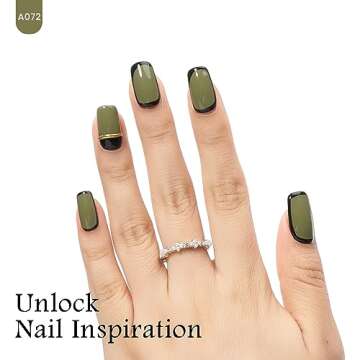 MAYCHAO 15ML Gel Nail Polish 1Pc Matcha Green Gel Polish Soak Off UV LED Nail Polish Nail Art Starter Manicure Salon DIY at Home, 0.5 OZ