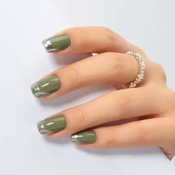 MAYCHAO 15ML Gel Nail Polish 1Pc Matcha Green Gel Polish Soak Off UV LED Nail Polish Nail Art Starter Manicure Salon DIY at Home, 0.5 OZ