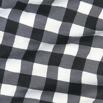 HonestBaby Family Matching Holiday Pajamas Organic Cotton for Men, Women, Kids, Toddlers, Baby Boys, Girls, Unisex Pets , Painted Buffalo Check Print, 0-3 Months