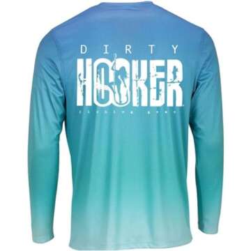 Dirty Hooker Fishing Gear Long Sleeve Fishing Shirt for Men Special Edition - Uv Protection Long Sle...